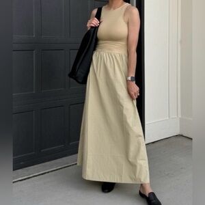 H&M Beige Maxi Dress